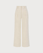 Women's Woven Cotton Casual Pants Bottoms - RIHOAS