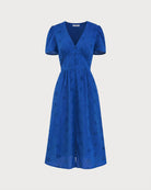 Women's Woven Cotton Midi Dress Dresses - RIHOAS