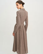Women's Woven Cotton Midi Dress Dresses - RIHOAS