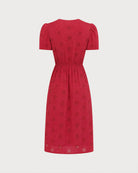 Women's Woven Cotton Midi Dress Dresses - RIHOAS