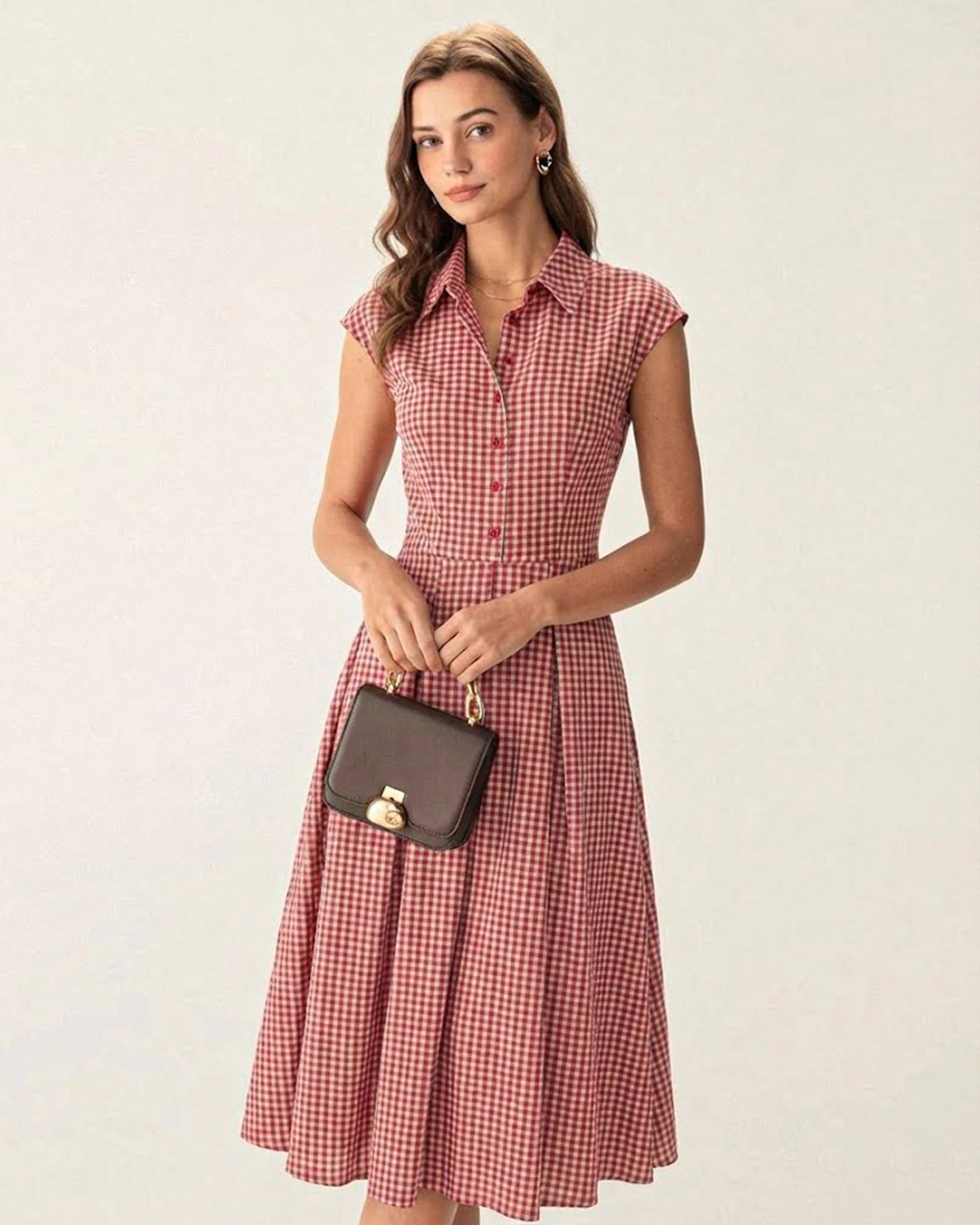 Women's Plaid Dress - Tartan Dress, Checkere Dress | RIHOAS Women's Plaid Dress - Tartan Dress, Checkere Dress | RIHOAS