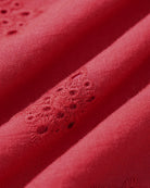 Women's Woven Cotton Midi Dress Dresses - RIHOAS