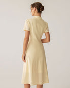 Women's Woven Cotton Midi Dresses Dresses - RIHOAS