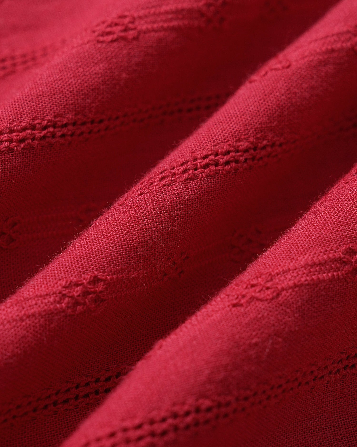 Red V Neck Sleeveless Button Midi Dress 05