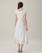 Women's Woven Cotton Midi Dresses Dresses - RIHOAS