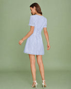 Women's Woven Cotton Mini Dress Dresses - RIHOAS