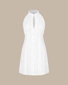 Women's Woven Cotton Mini Dress Dresses - RIHOAS