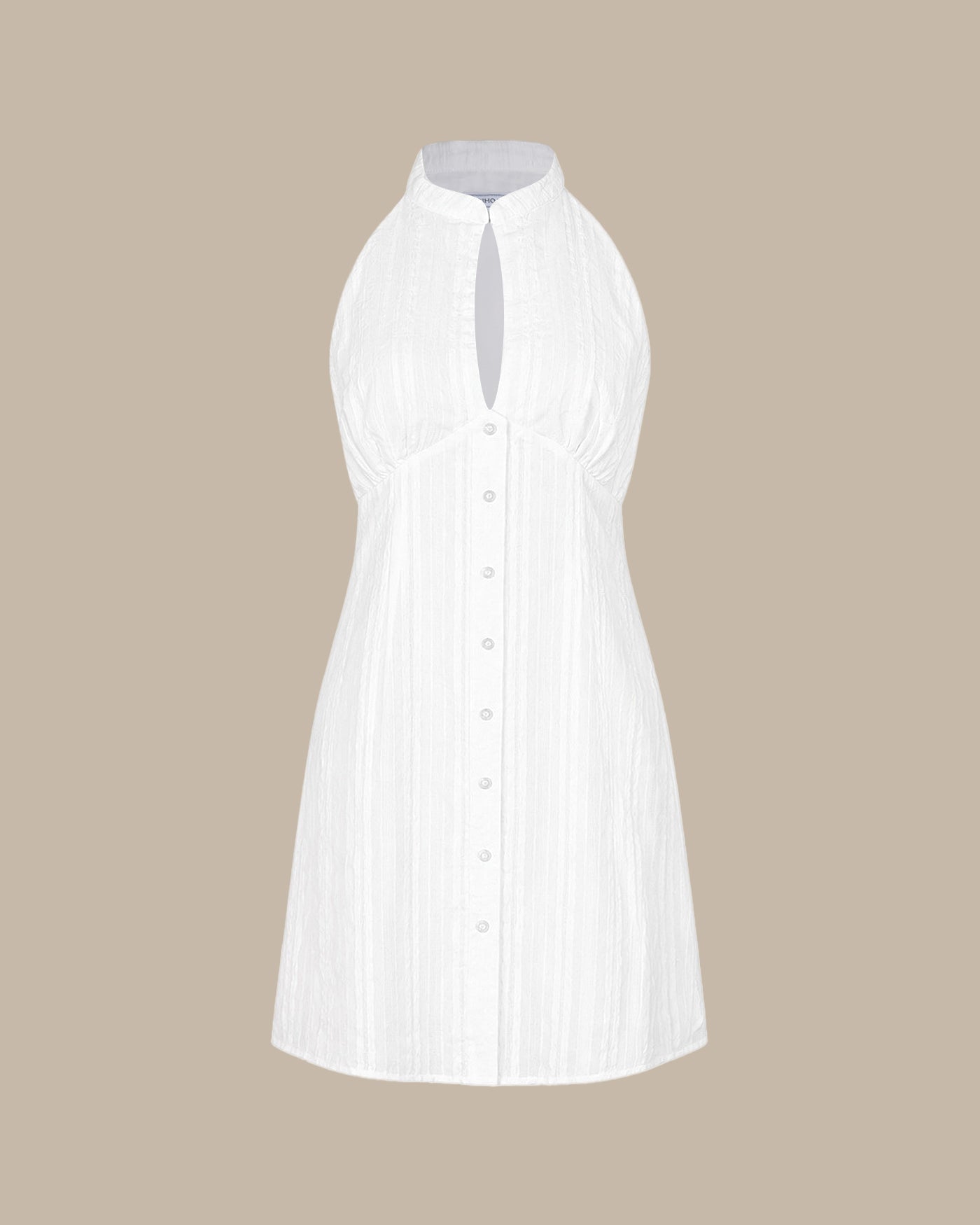 Women's Woven Cotton Mini Dress Dresses - RIHOAS