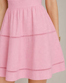 Women's Woven Cotton Mini Dress Dresses - RIHOAS