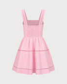 Women's Woven Cotton Mini Dress Dresses - RIHOAS