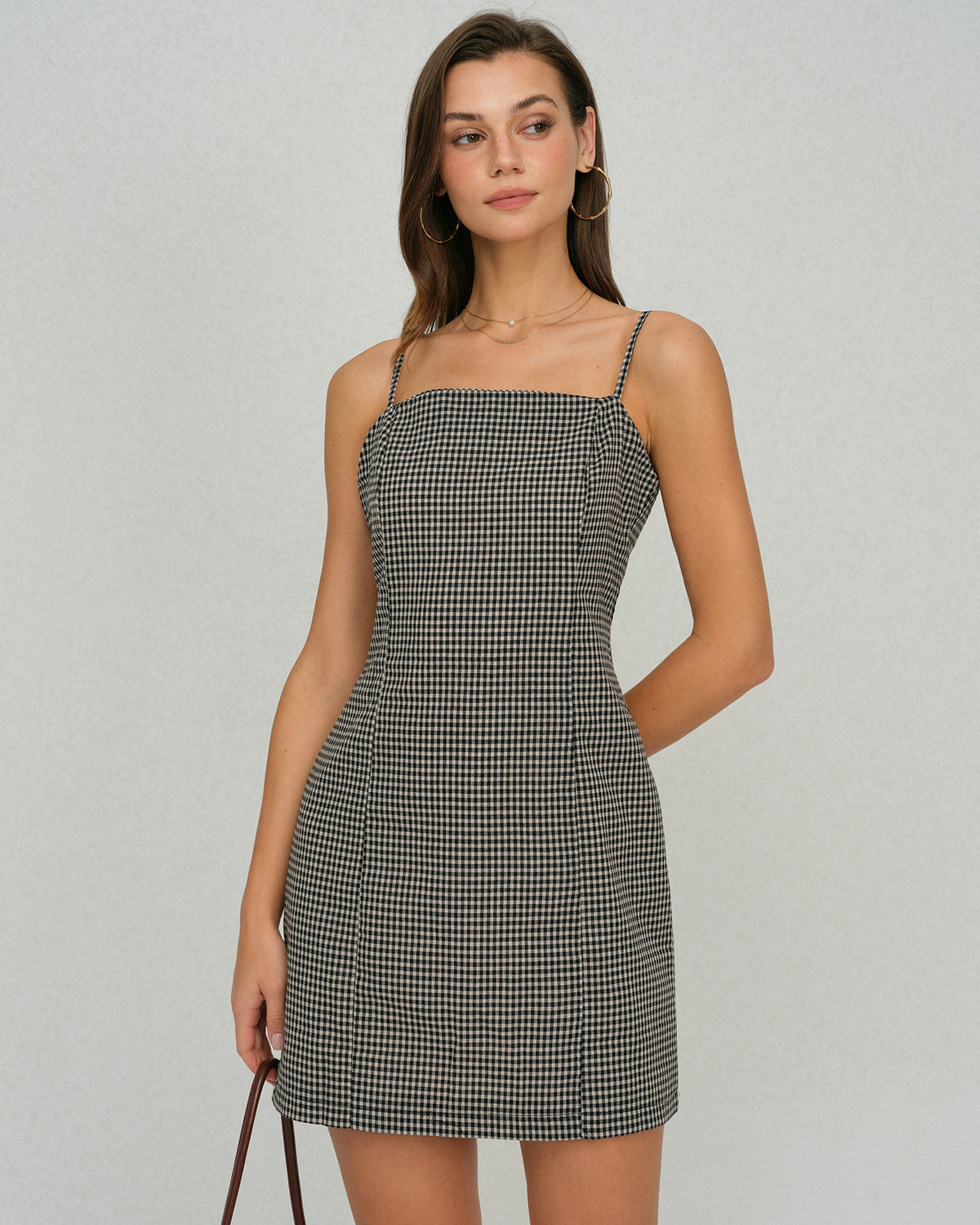 Women's Woven Cotton Mini Dress Dresses - RIHOAS