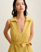Women's Woven Cotton Mini Dress Dresses - RIHOAS
