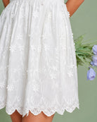 Women's Woven Cotton Mini Dress Dresses - RIHOAS