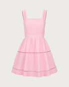 Women's Woven Cotton Mini Dress Dresses - RIHOAS