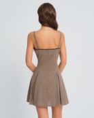 Women's Woven Cotton Mini Dress Dresses - RIHOAS