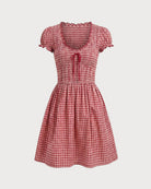 Women's Woven Cotton Mini Dress Dresses - RIHOAS