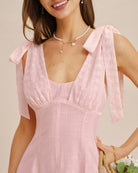 Women's Woven Cotton Mini Dress Dresses - RIHOAS