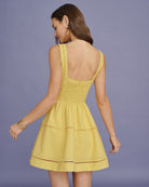 Women's Woven Cotton Mini Dress Dresses - RIHOAS