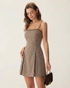 Women's Woven Cotton Mini Dress Dresses - RIHOAS