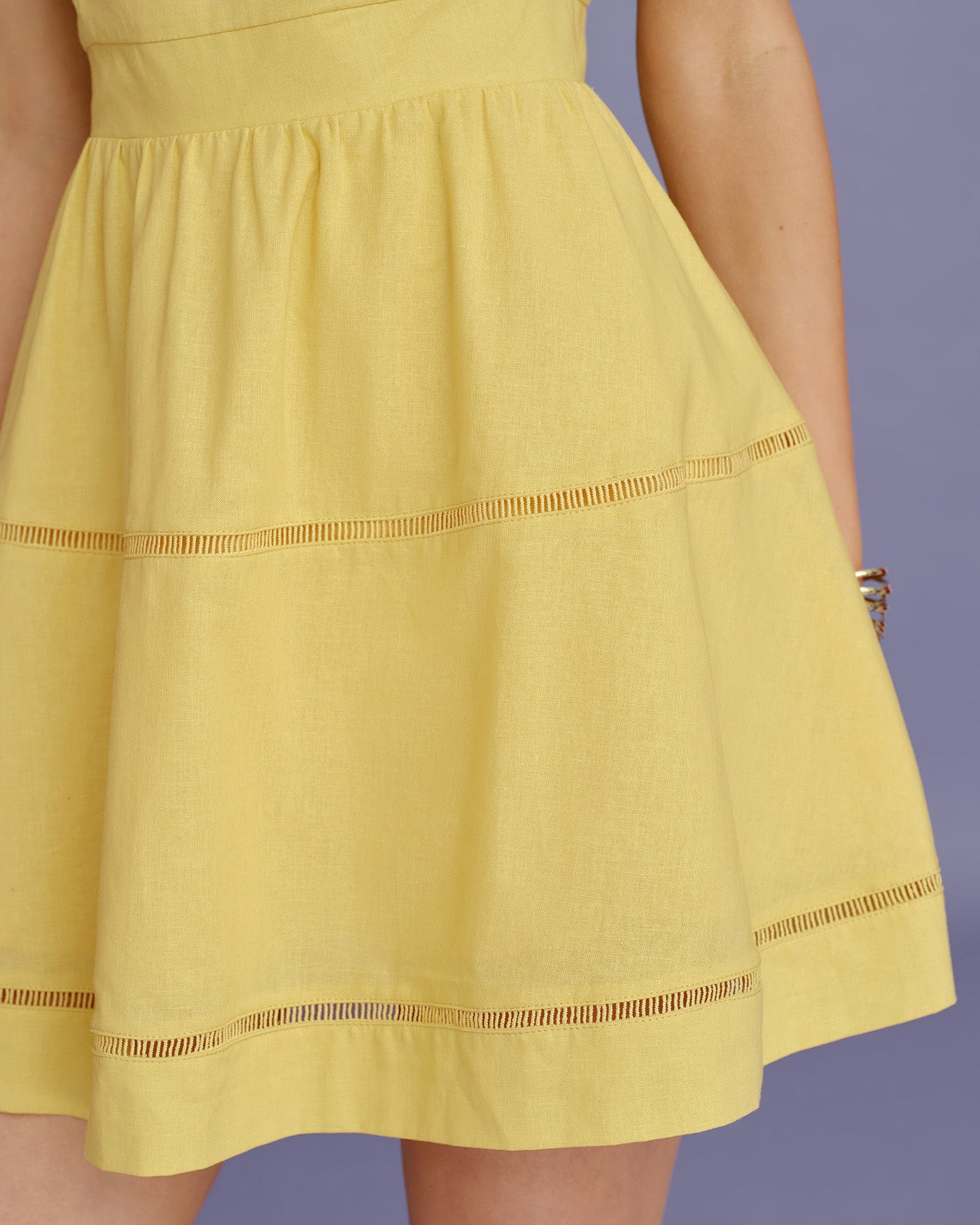 Rihoas Cotton Fit and Flare Mini Dress
