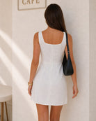 Women's Woven Cotton Mini Dresses Dresses - RIHOAS