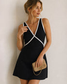 Women's Woven Cotton Mini Dresses - RIHOAS