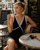Women's Woven Cotton Mini Dresses - RIHOAS