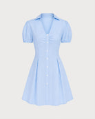 Women's Woven Cotton Mini Dresses Dresses - RIHOAS