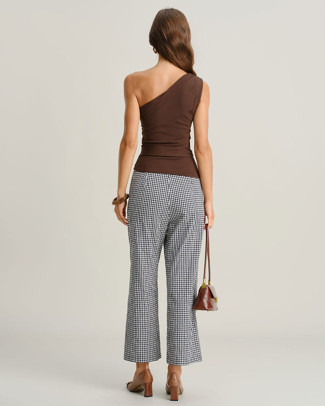 Women's Woven Cotton Pants Bottoms - RIHOAS