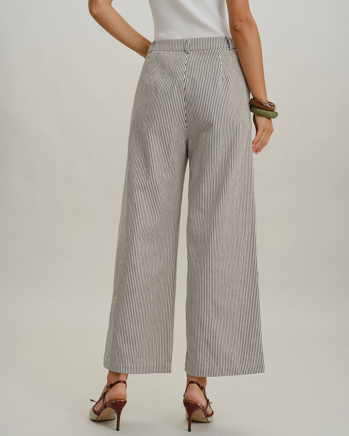 Women's Woven Cotton Pants Bottoms - RIHOAS