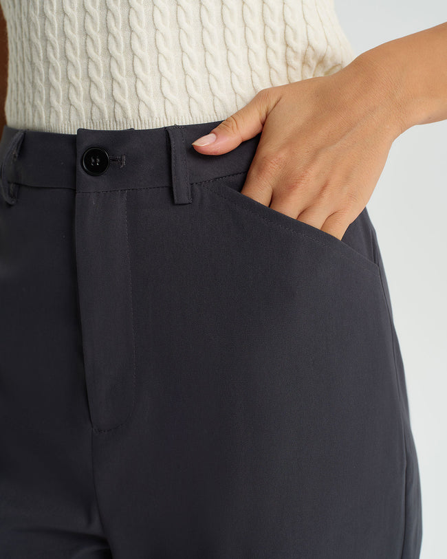 Women's Woven Cotton Pants Bottoms - RIHOAS