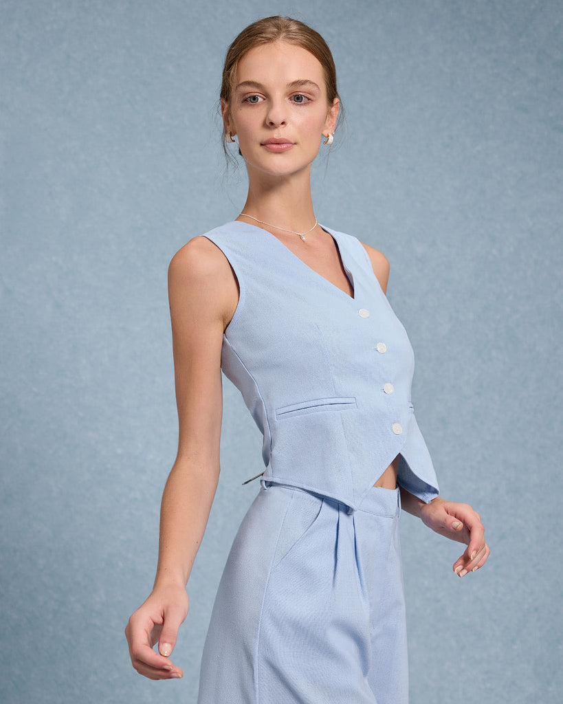 Women's Woven Cotton Polyester Shorts Two-Piece Set Two-Piece Outfits - RIHOAS