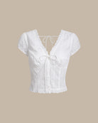 Women's Woven Cotton Shirt Tops - RIHOAS