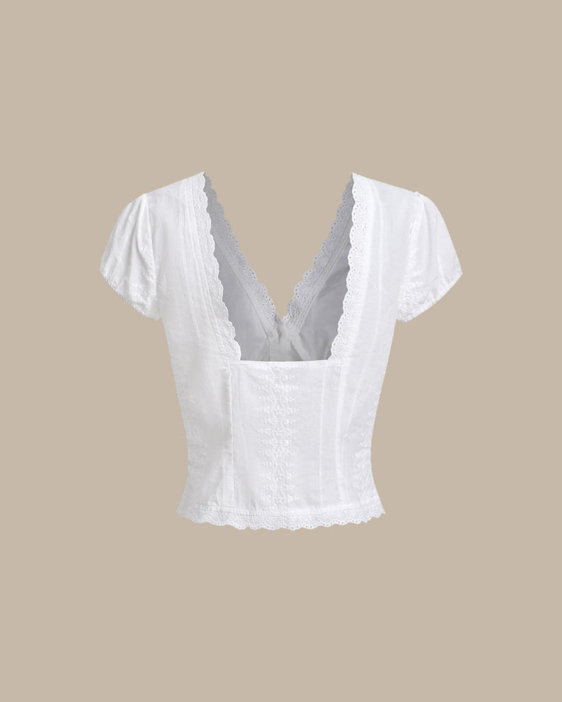 Women's Woven Cotton Shirt Tops - RIHOAS