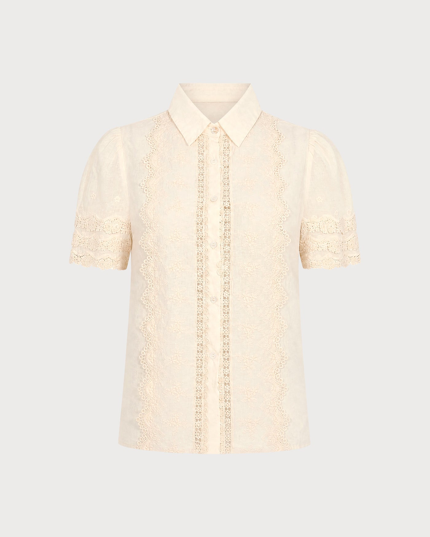 Women's Woven Cotton Shirt Tops - RIHOAS