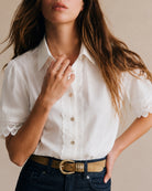 Women's Woven Cotton Shirt Tops - RIHOAS