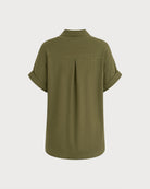 Women's Woven Cotton Shirt Tops - RIHOAS