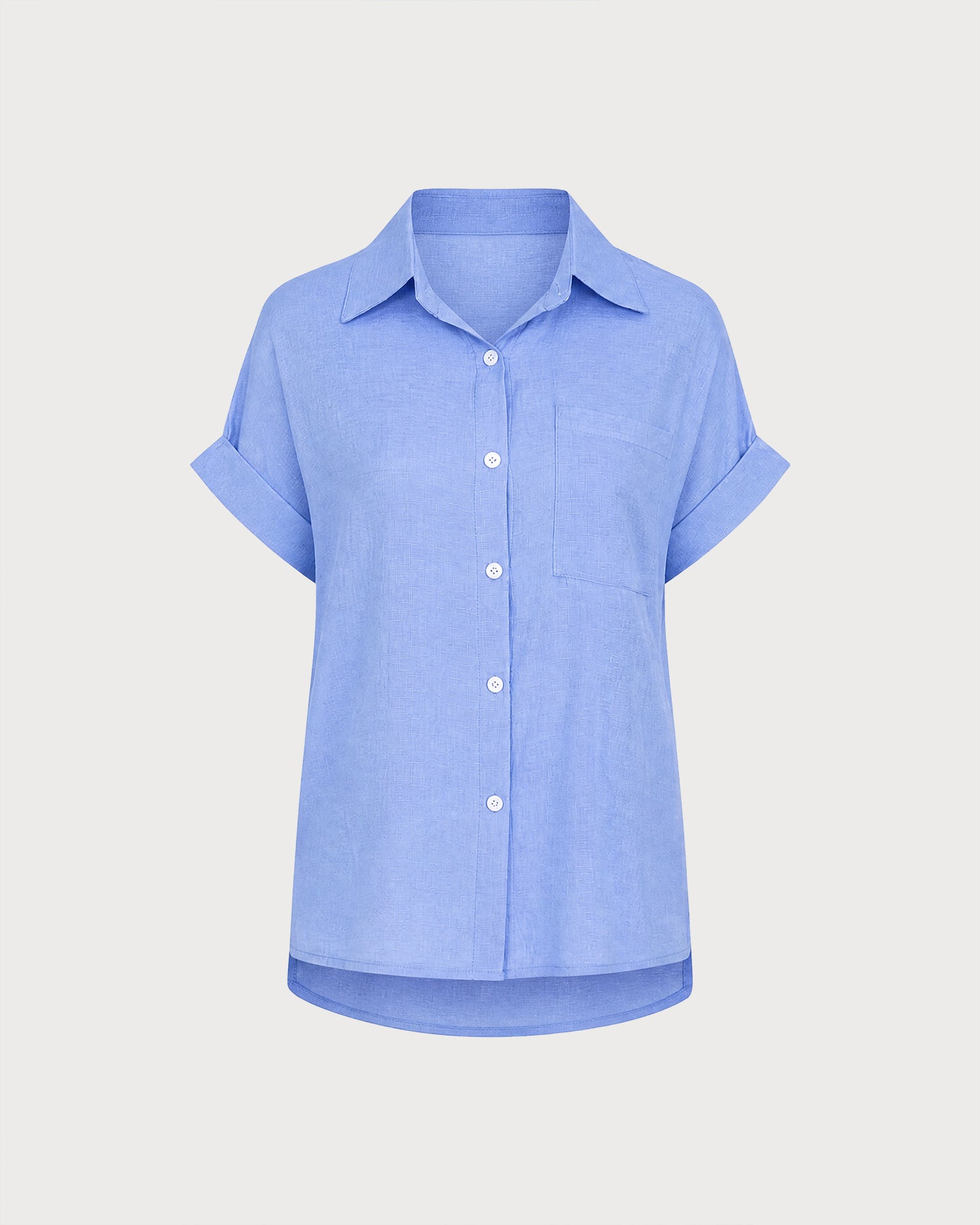 Women's Woven Cotton Shirt Tops - RIHOAS
