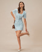Women's Woven Cotton Shirt Tops - RIHOAS
