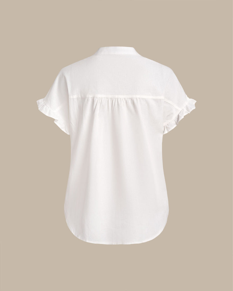 Women's Woven Cotton Shirts Tops - RIHOAS