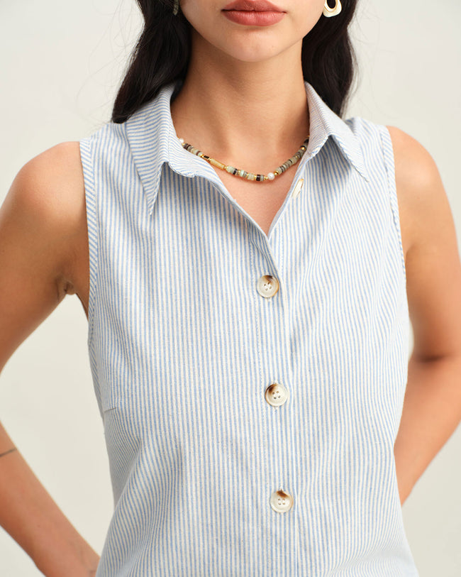 Women's Woven Cotton Shirts Tops - RIHOAS