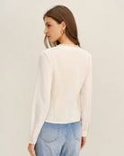 Women's Woven Cotton Shirts Tops - RIHOAS
