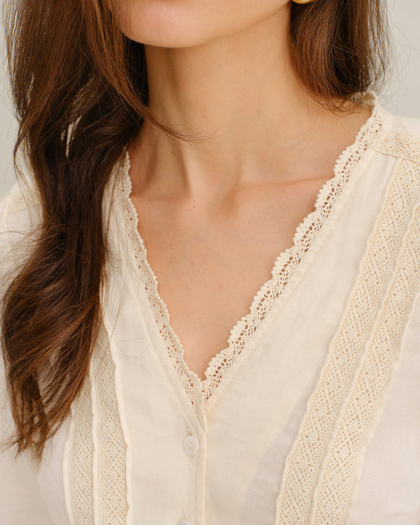 Women's Woven Cotton Shirts Tops - RIHOAS