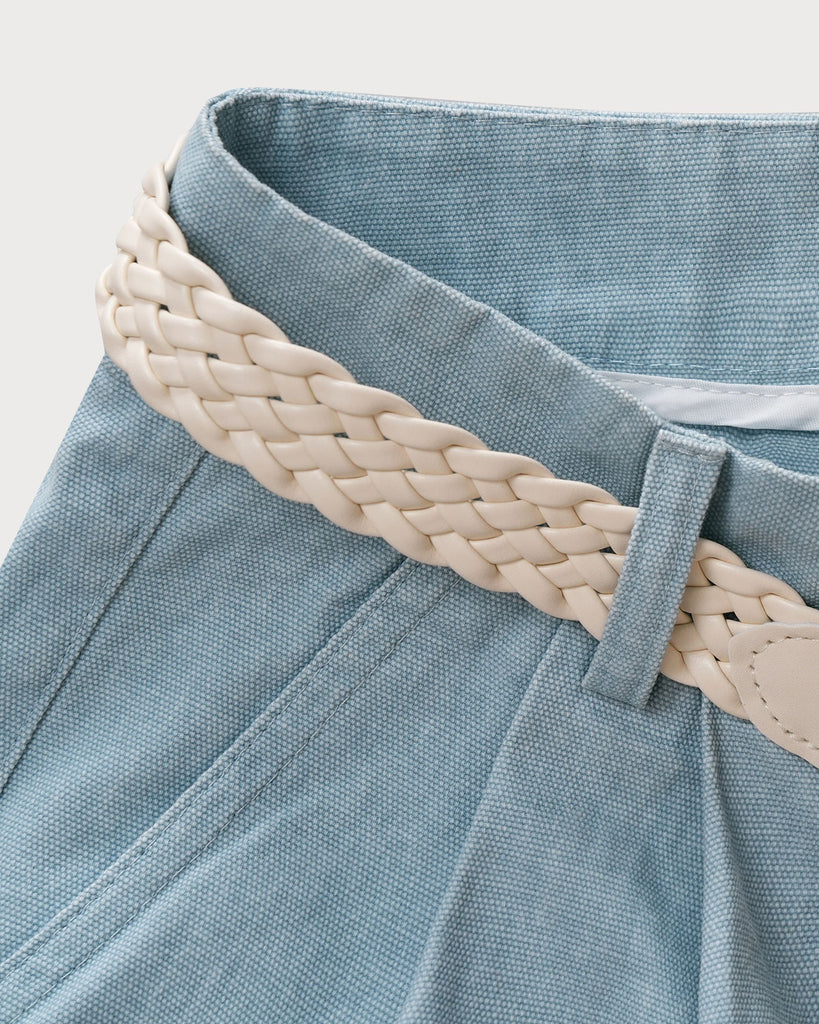 Women's Woven Cotton Shorts Bottoms - RIHOAS