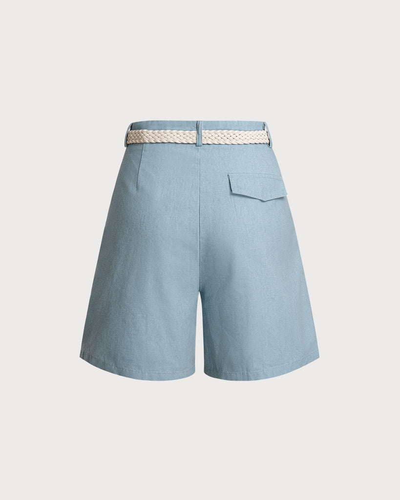 Women's Woven Cotton Shorts Bottoms - RIHOAS