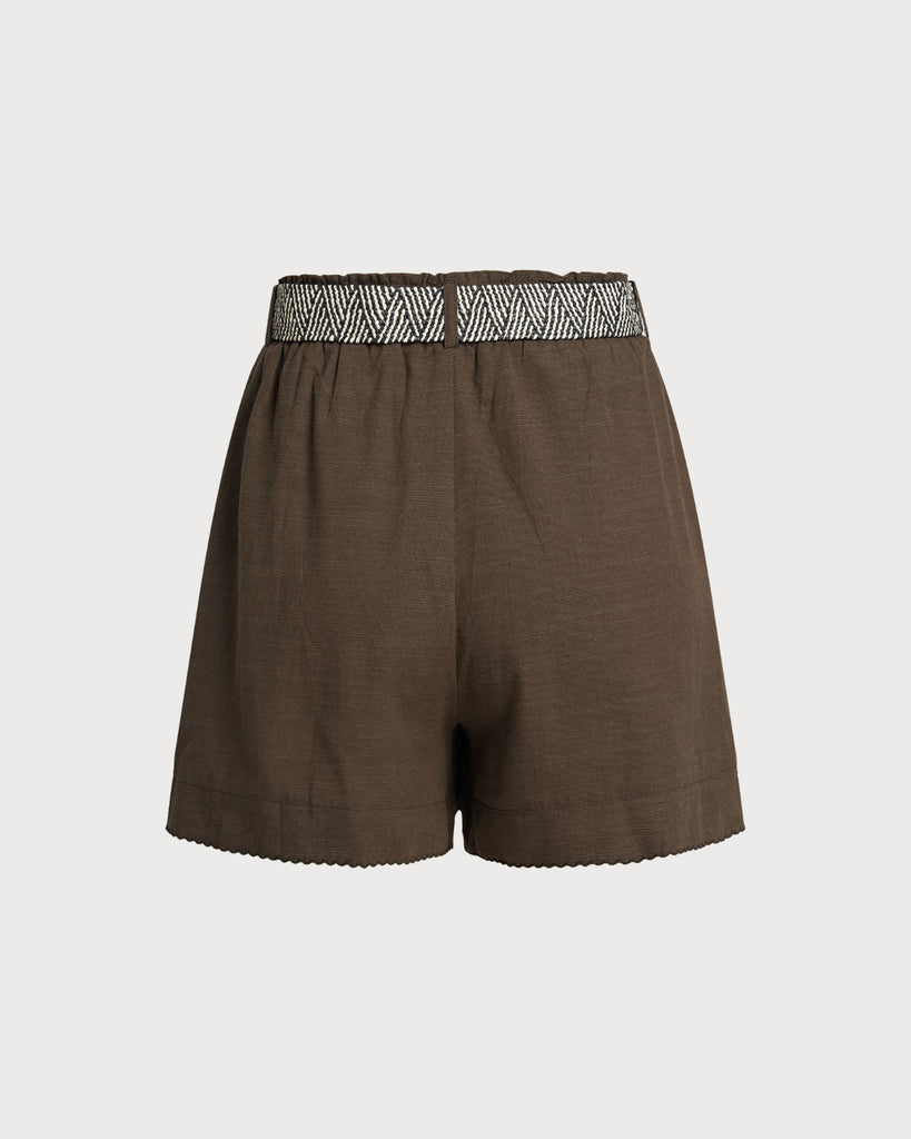 Women's woven cotton Shorts Bottoms - RIHOAS
