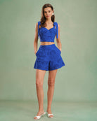 Women's Woven Cotton Shorts Bottoms - RIHOAS