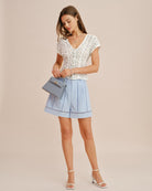 Women's Woven Cotton Shorts Bottoms - RIHOAS
