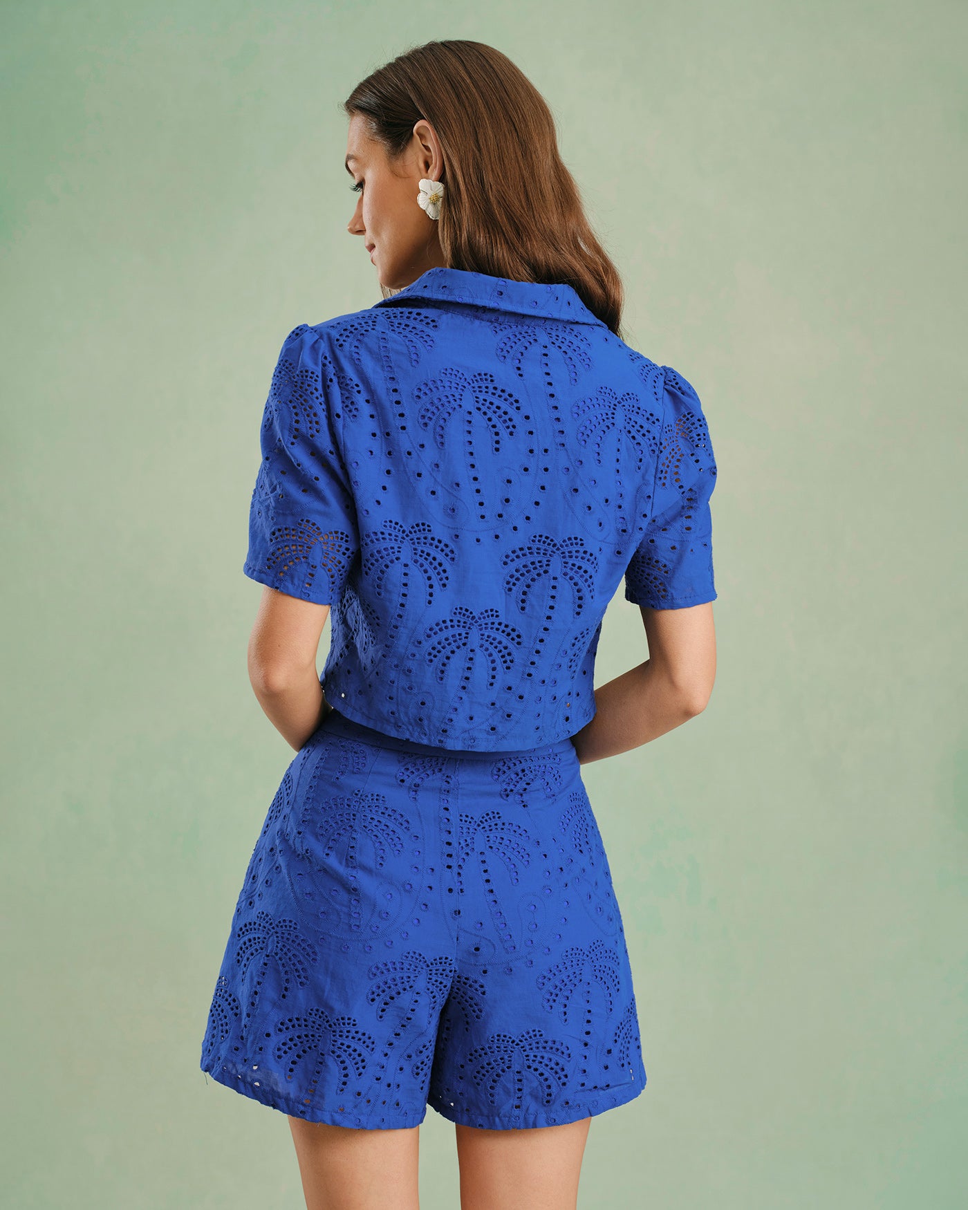 Women's Woven Cotton Shorts Bottoms - RIHOAS