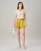 Women's Woven Cotton Shorts Bottoms - RIHOAS